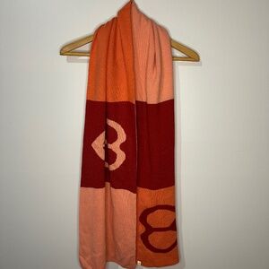 lIFE IS GOOD Optimistic Heart LOVE Coral And Red Scarf